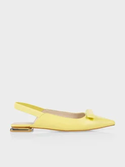 Marc Cain Schuhe-FLACHE SLINGS pale lemon