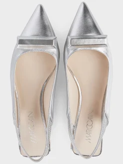 Marc Cain Schuhe-FLACHE SLINGS IN SILBER silver