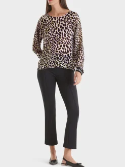 Marc Cain Blusen & Tuniken-FLIEßENDE BLUSE bright pink lavender