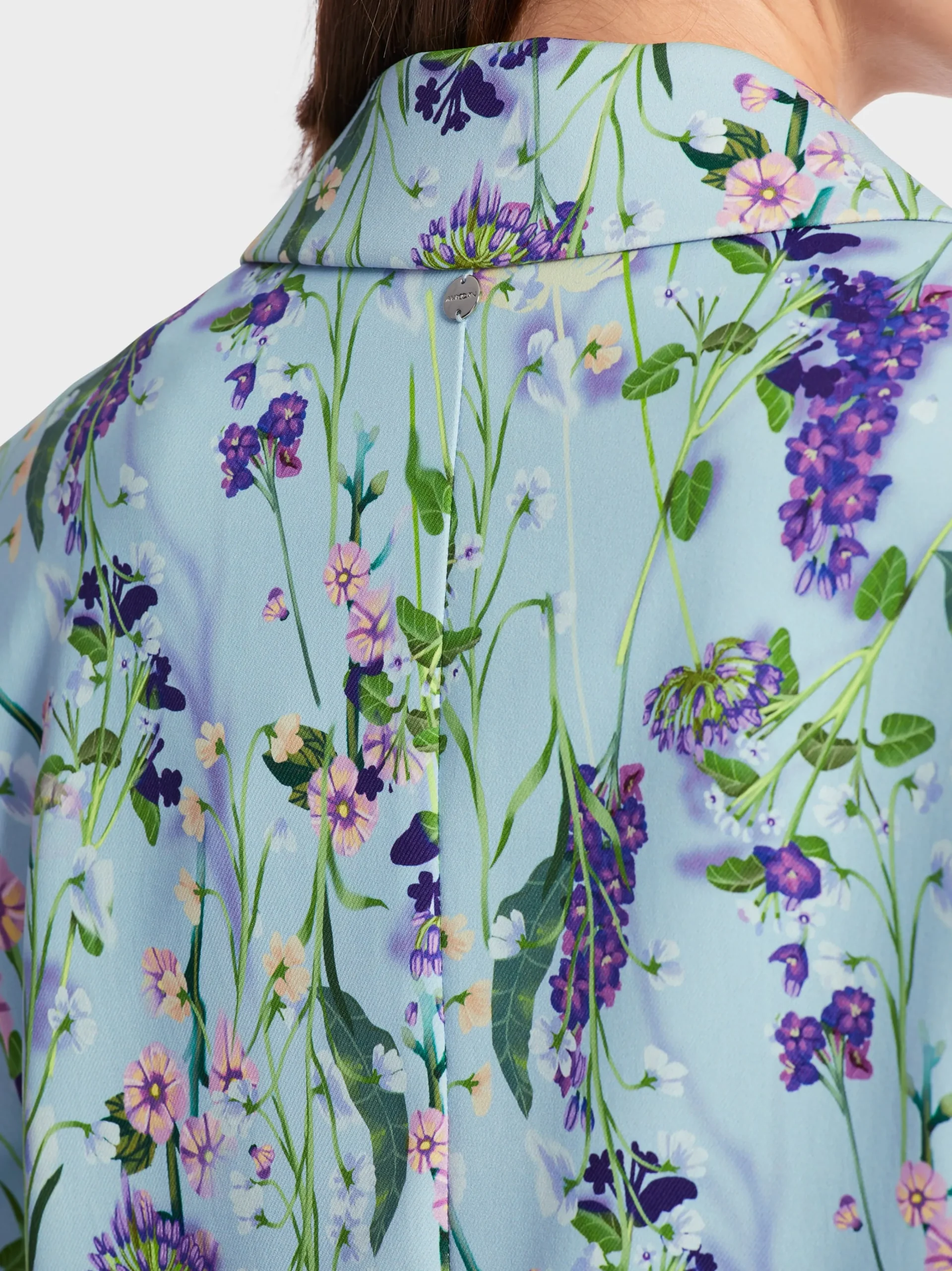 Marc Cain Blazer|Hosenanzüge-FLORAL BEDRUCKTER BLAZER soft summer sky