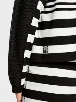 Marc Cain Jacken|Strick-GESTREIFTER CARDIGAN