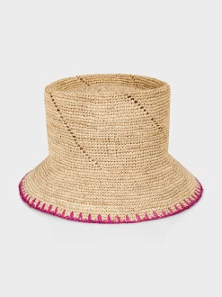 Marc Cain Accessoires-GLOCKENHUT AUS STROH raffia