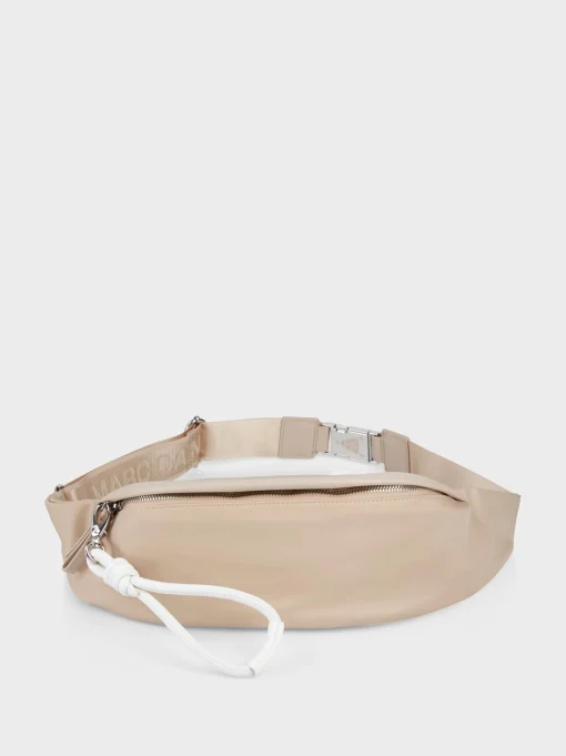 Marc Cain Taschen-GÜRTELTASCHE "RETHINK TOGETHER" soft moon rock