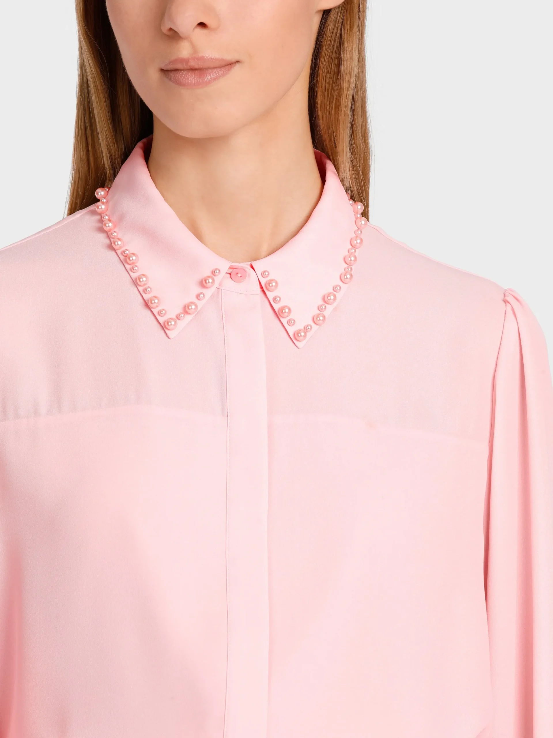 Marc Cain Blusen & Tuniken-HEMDBLUSE MIT PERLEN soft seashell