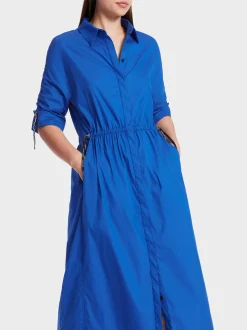 Marc Cain Kleider-HEMDKLEID MIT KIMONO-ÄRMEL bright royal blue