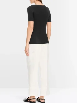 Marc Cain Shirts & Tops-HOCHWERTIGES BASIC-SHIRT black