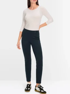 Marc Cain Hosen-HOSE AUS STRETCHJERSEY midnight blue