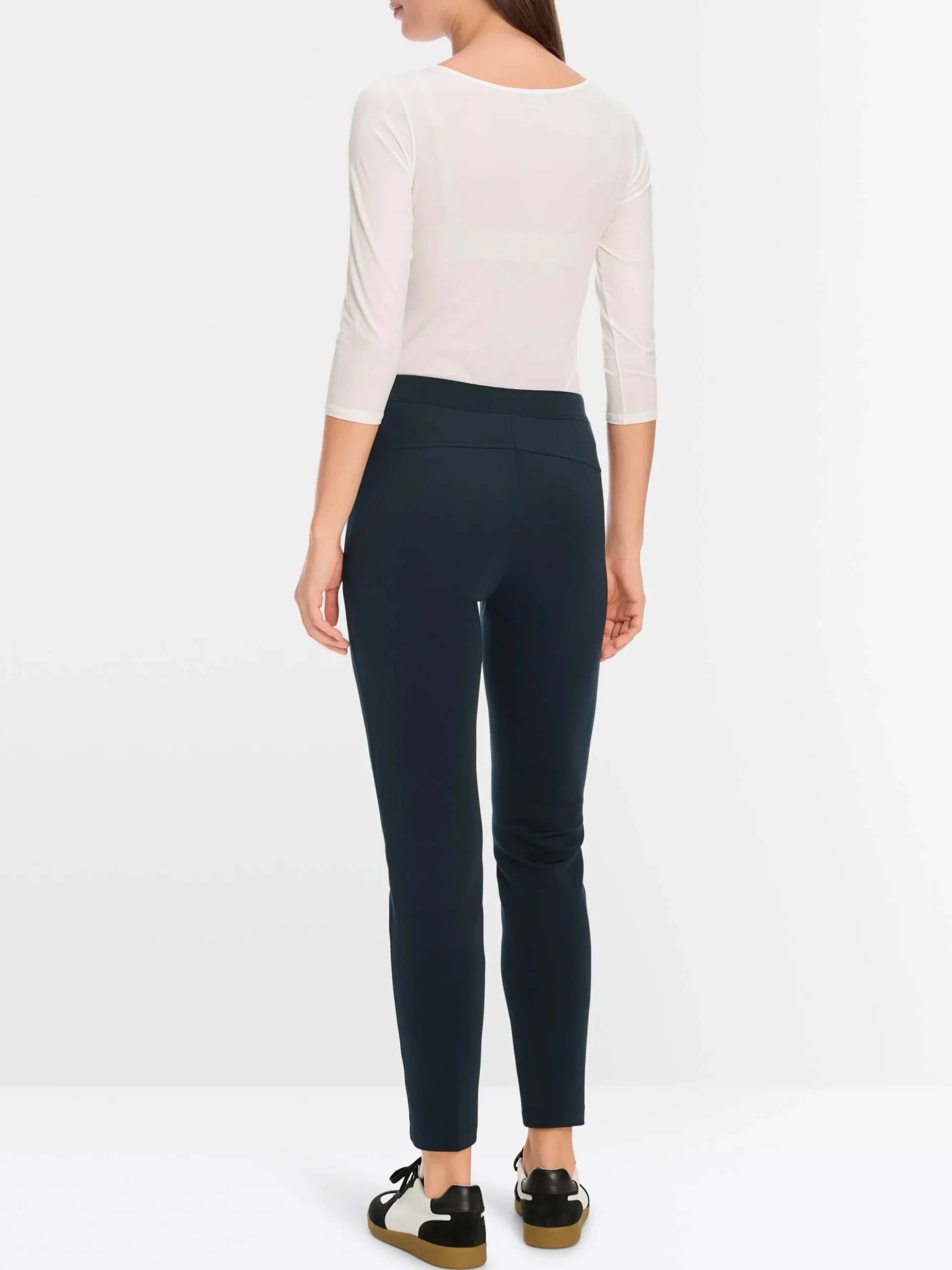 Marc Cain Hosen-HOSE AUS STRETCHJERSEY midnight blue