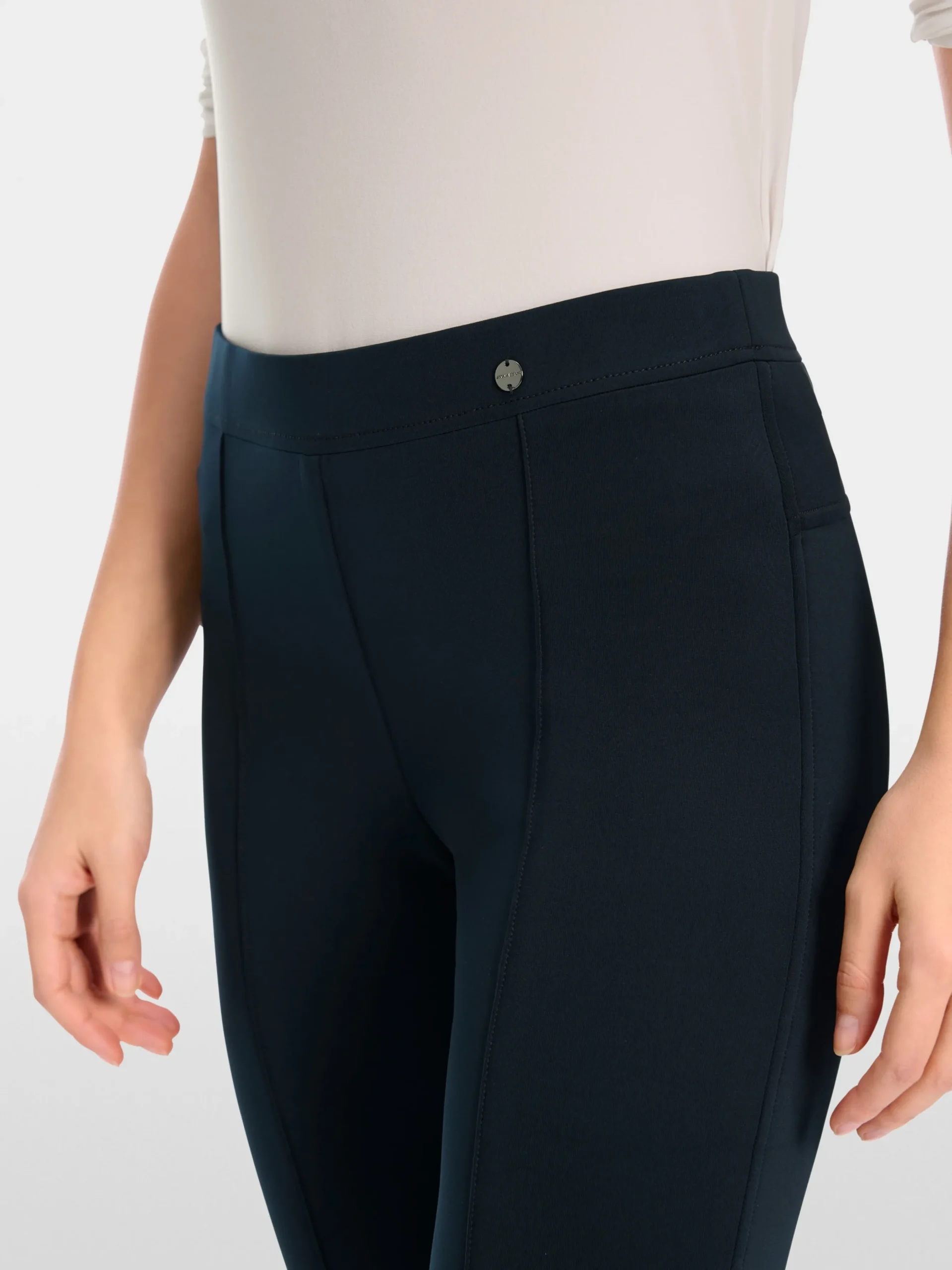 Marc Cain Hosen-HOSE AUS STRETCHJERSEY midnight blue