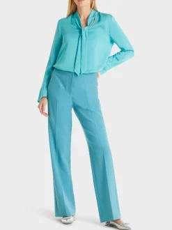 Marc Cain Hosen|Hosenanzüge-HOSE FAID MIT FLARED LEG deep tourmaline