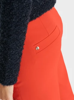 Marc Cain Hosen|Hosenanzüge-HOSE FAID MIT FLARED LEG bright tomato