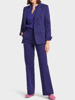 Marc Cain Hosenanzüge-HOSE FAID MIT REIßVERSCHLUSSTASCHEN deep violet
