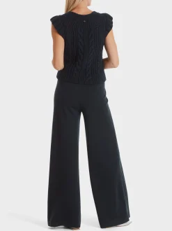 Marc Cain Hosen|Strick-HOSE FIENI KNITTED IN GERMANY midnight blue