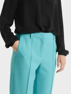 Marc Cain Hosen-HOSE FORDON MIT BUGFALTE UND STULPEN deep tourmaline