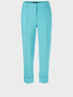 Marc Cain Hosen-HOSE FORDON MIT BUGFALTE UND STULPEN deep tourmaline