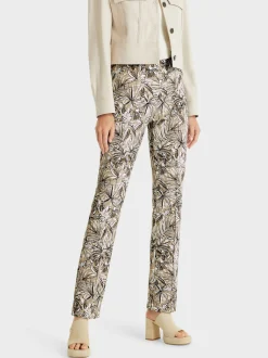 Marc Cain Hosen-HOSE FREDERICA – MIT FLORALEM PRINT light stone