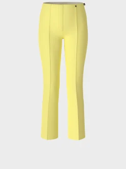 Marc Cain Hosen-HOSE FREDERICA AUS SCUBAJERSEY pale lemon