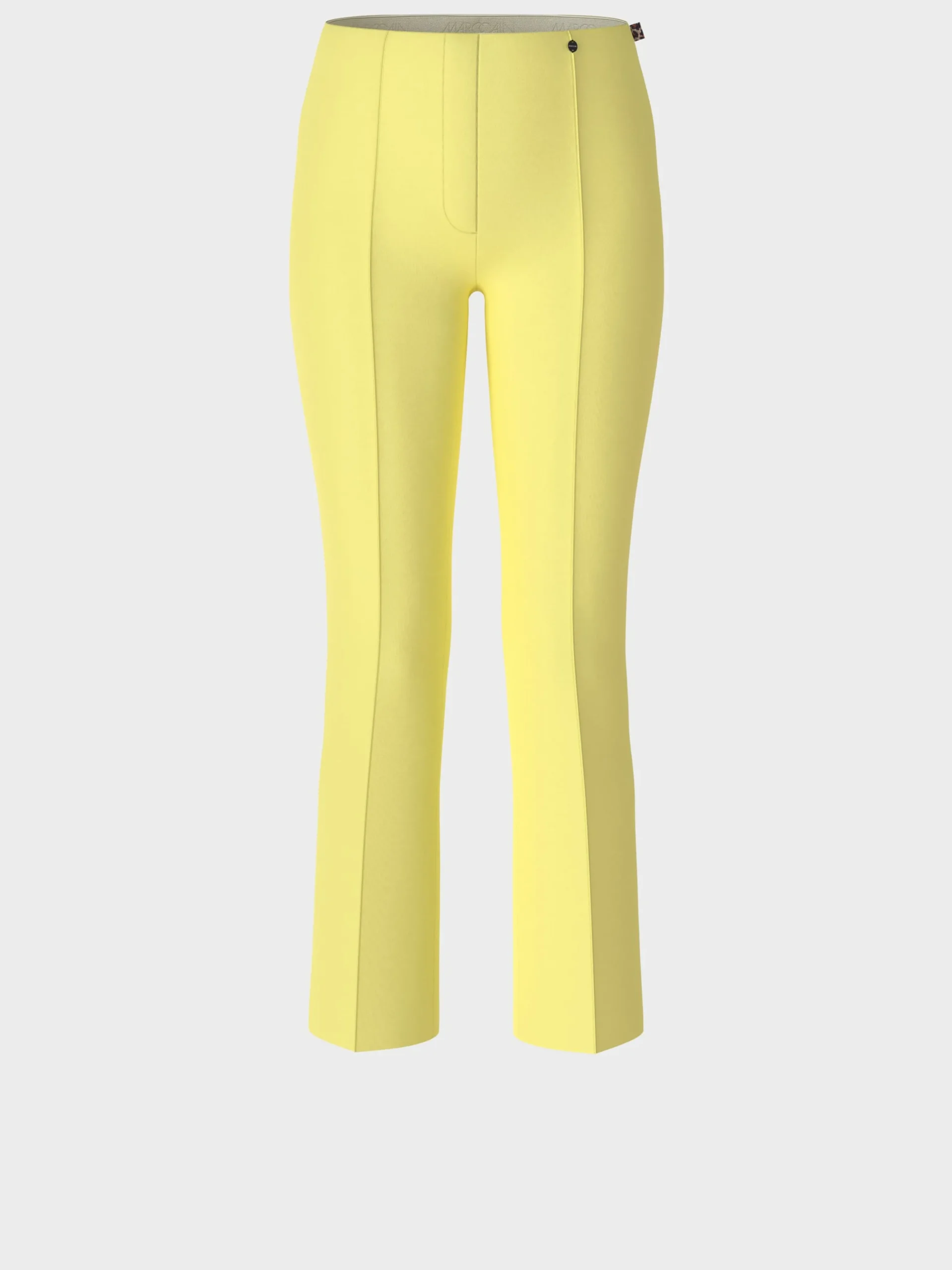 Marc Cain Hosen-HOSE FREDERICA AUS SCUBAJERSEY pale lemon