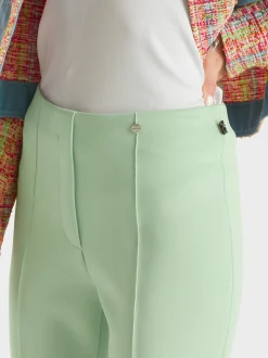 Marc Cain Hosen-HOSE FREDERICA AUS SCUBAJERSEY soft pistachio