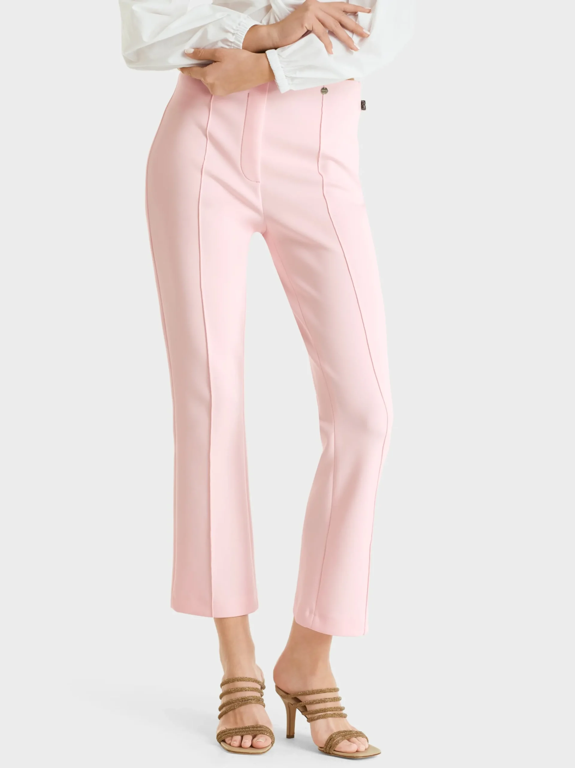 Marc Cain Hosen-HOSE FREDERICA AUS SCUBAJERSEY soft pink