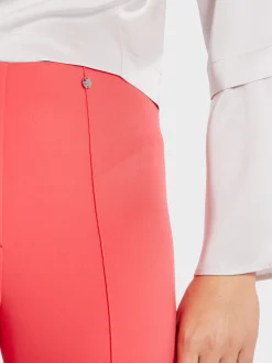 Marc Cain Hosen-HOSE FREDERICA AUS SCUBAJERSEY deep coral