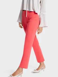 Marc Cain Hosen-HOSE FREDERICA AUS SCUBAJERSEY deep coral
