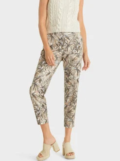 Marc Cain Hosen-HOSE FUSHUN MIT FLORALEM PRINT light stone