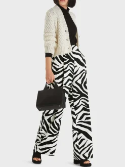 Marc Cain Hosen|Hosenanzüge-HOSE IM ZEBRA-DESSIN white and black