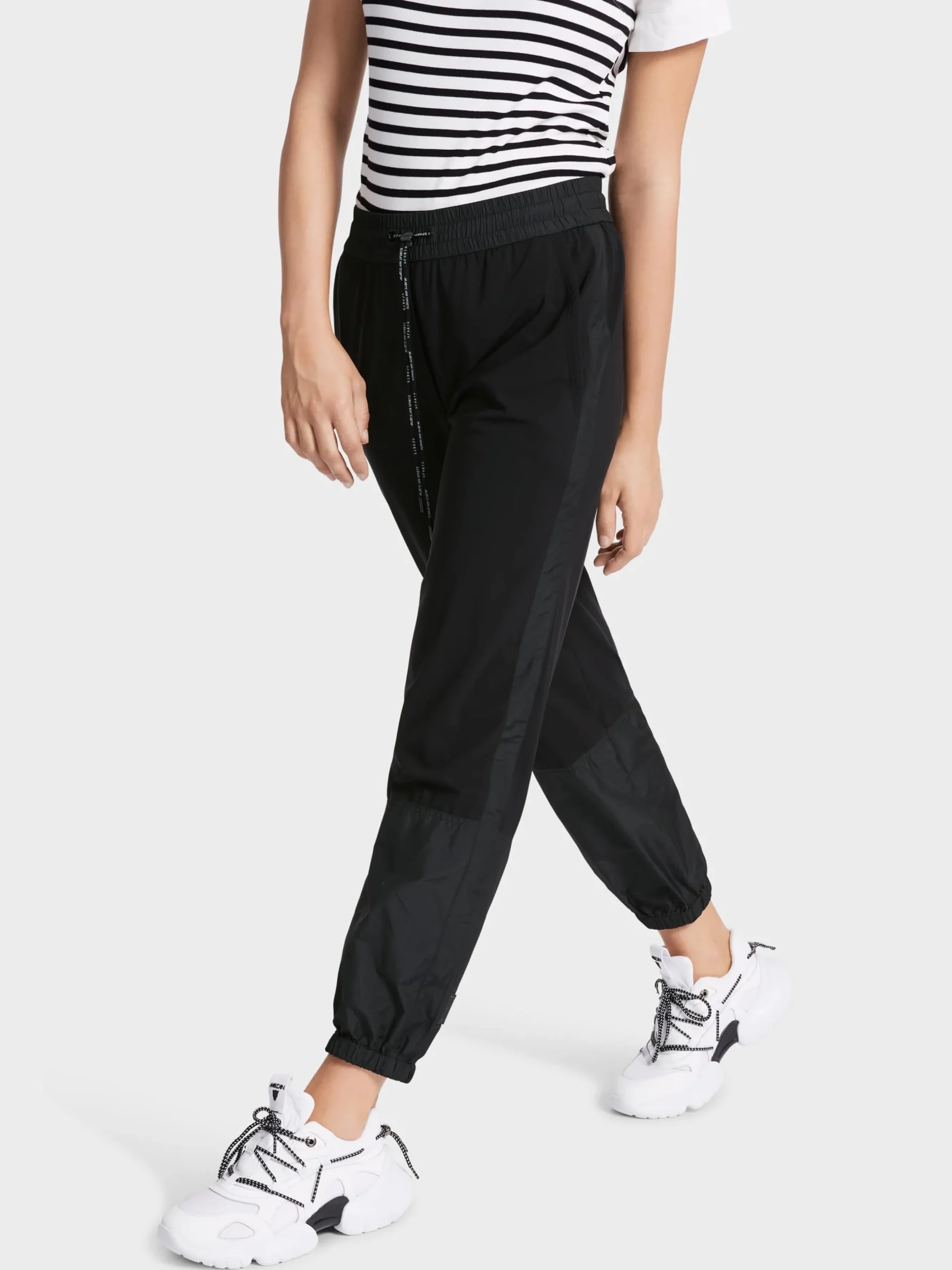 Marc Cain Hosen-HOSE ROYE IN MATERIALMIX black