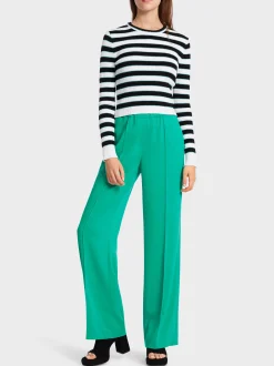 Marc Cain Hosen-HOSE WASHINGTON MIT WEITEM BEIN bright malachite