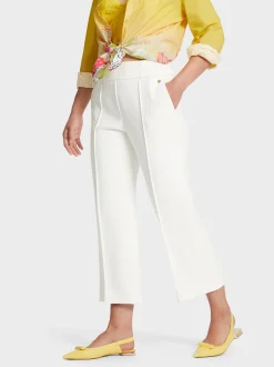 Marc Cain Hosen-HOSE WASHINGTON MIT WEITEM BEIN off-white
