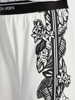 Marc Cain Hosen-HOSE WELBY MIT FLORALEM PRINT white and black