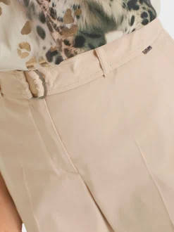 Marc Cain Hosen-HOSE WUKARI MIT STOFFGÜRTEL light stone