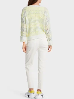 Marc Cain Pullover & Sweatshirts|Strick-IN DEUTSCHLAND GESTRICKTER PULLOVER off-white