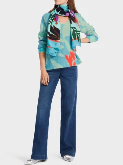 Marc Cain Pullover & Sweatshirts-IN DEUTSCHLAND GESTRICKTER PULLOVER soft malachite