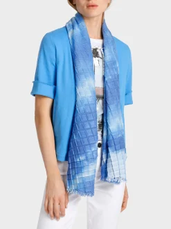 Marc Cain Jacken-JACKE IM MATERIALMIX bright azure