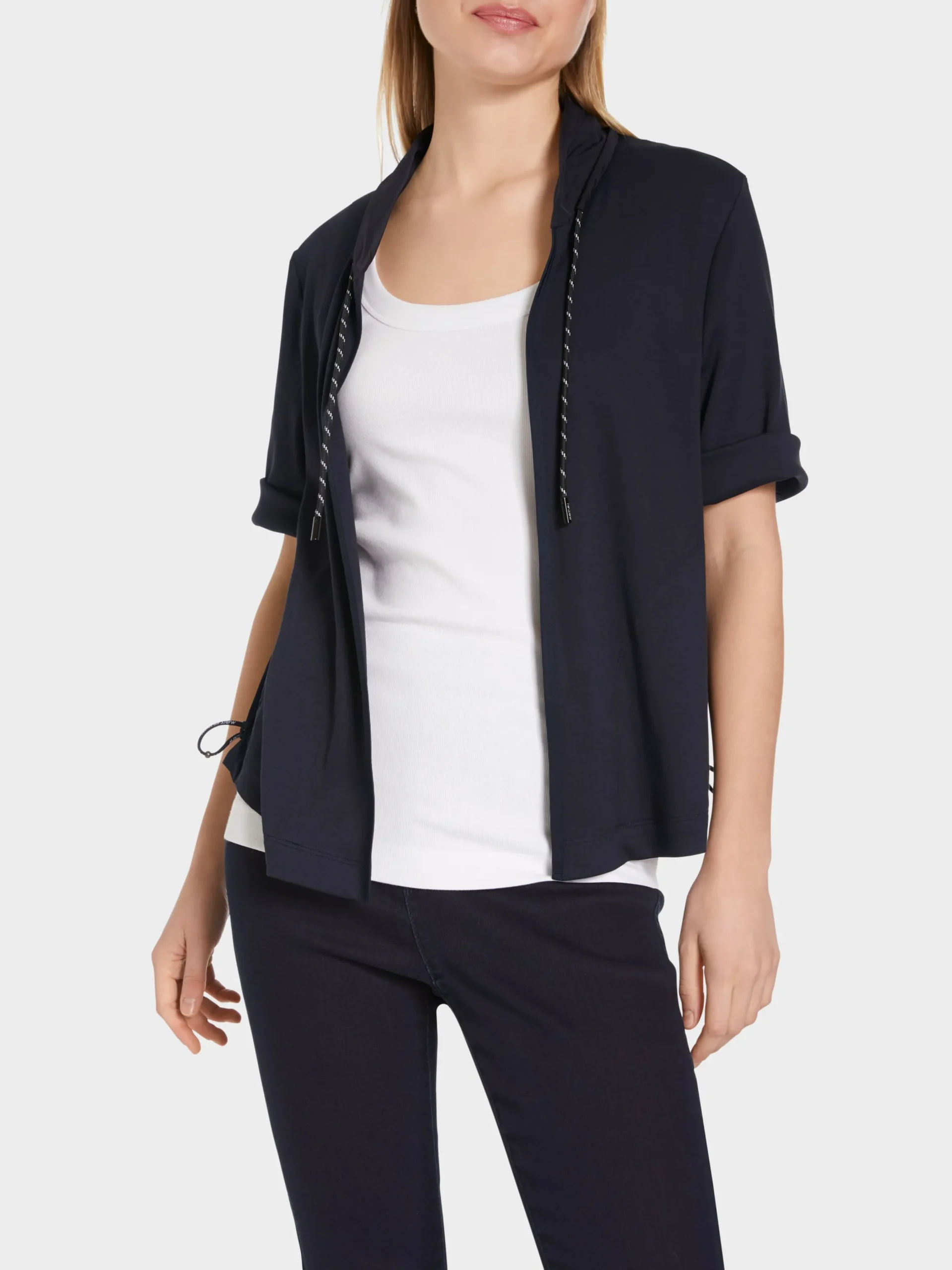 Marc Cain Jacken-JACKE IM MATERIALMIX midnight blue