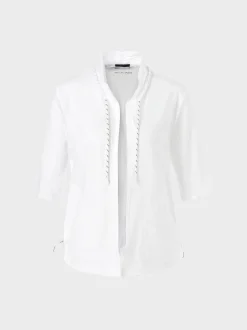 Marc Cain Jacken-JACKE IM MATERIALMIX white