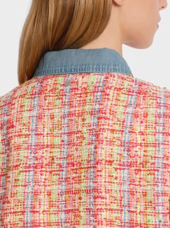 Marc Cain Jacken-JACKE IN MULTICOLOR-KARO light apple green
