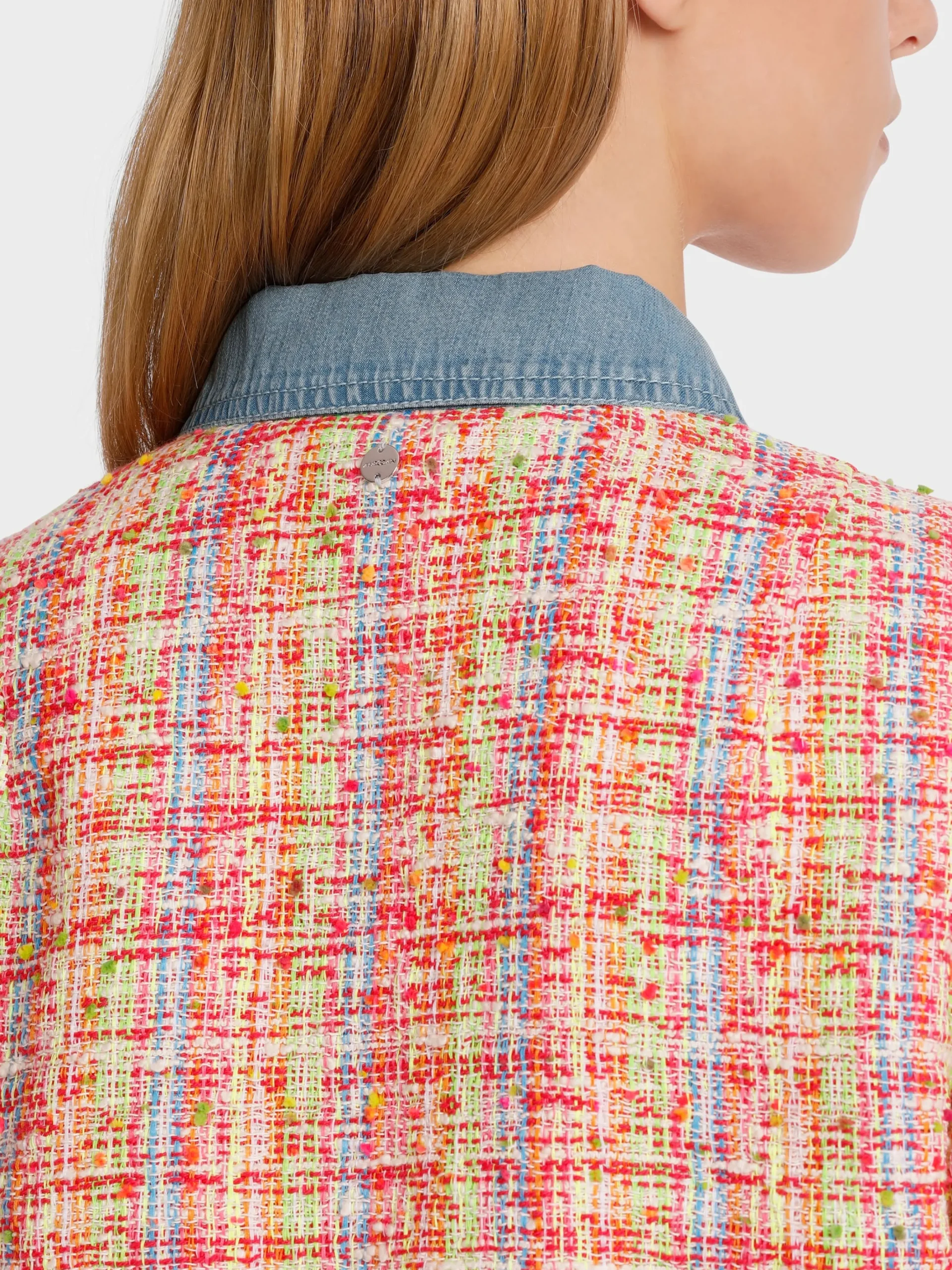 Marc Cain Jacken-JACKE IN MULTICOLOR-KARO light apple green