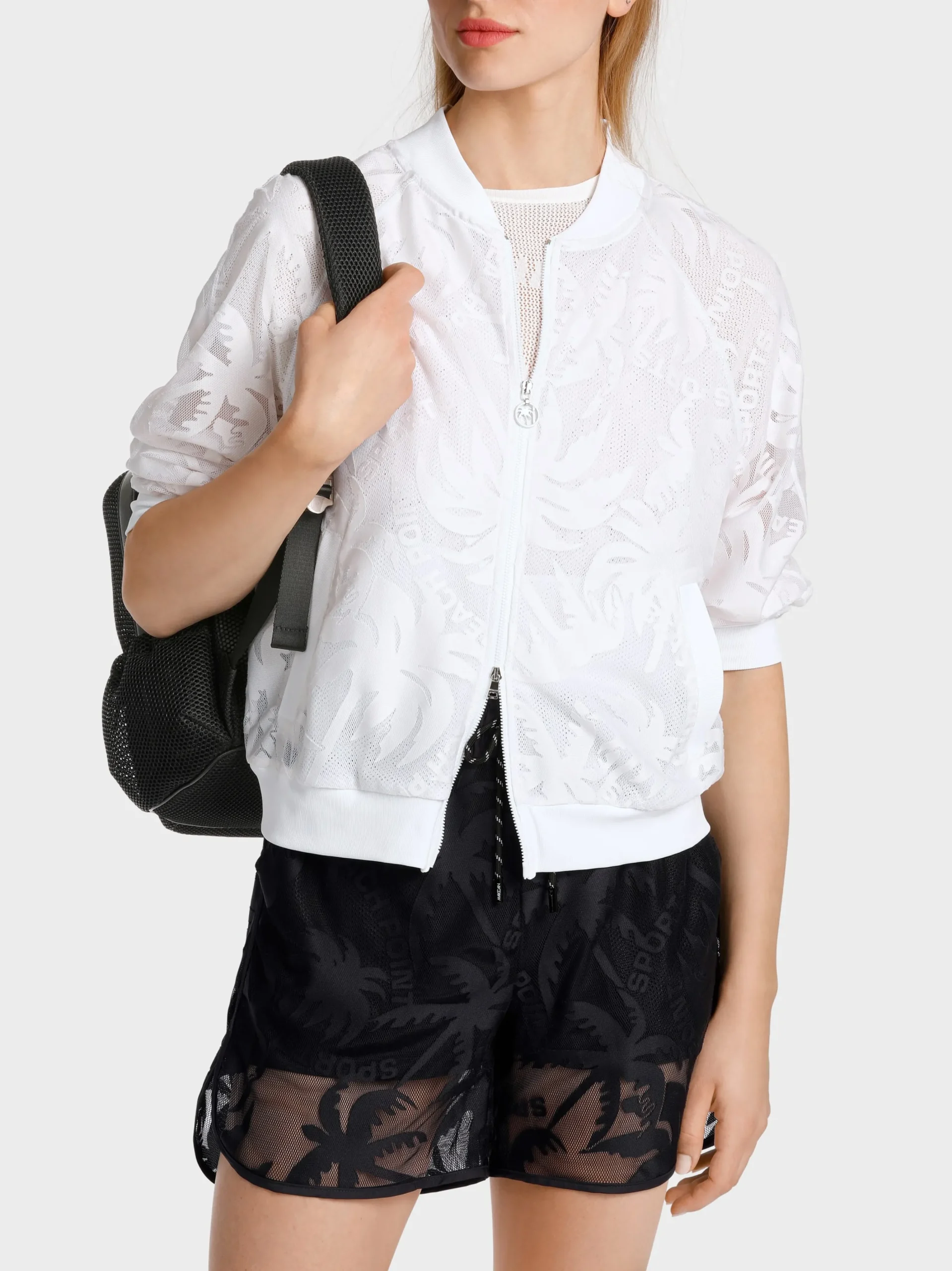 Marc Cain Jacken-JACKE MIT BEACH-POINT-MOTIV white