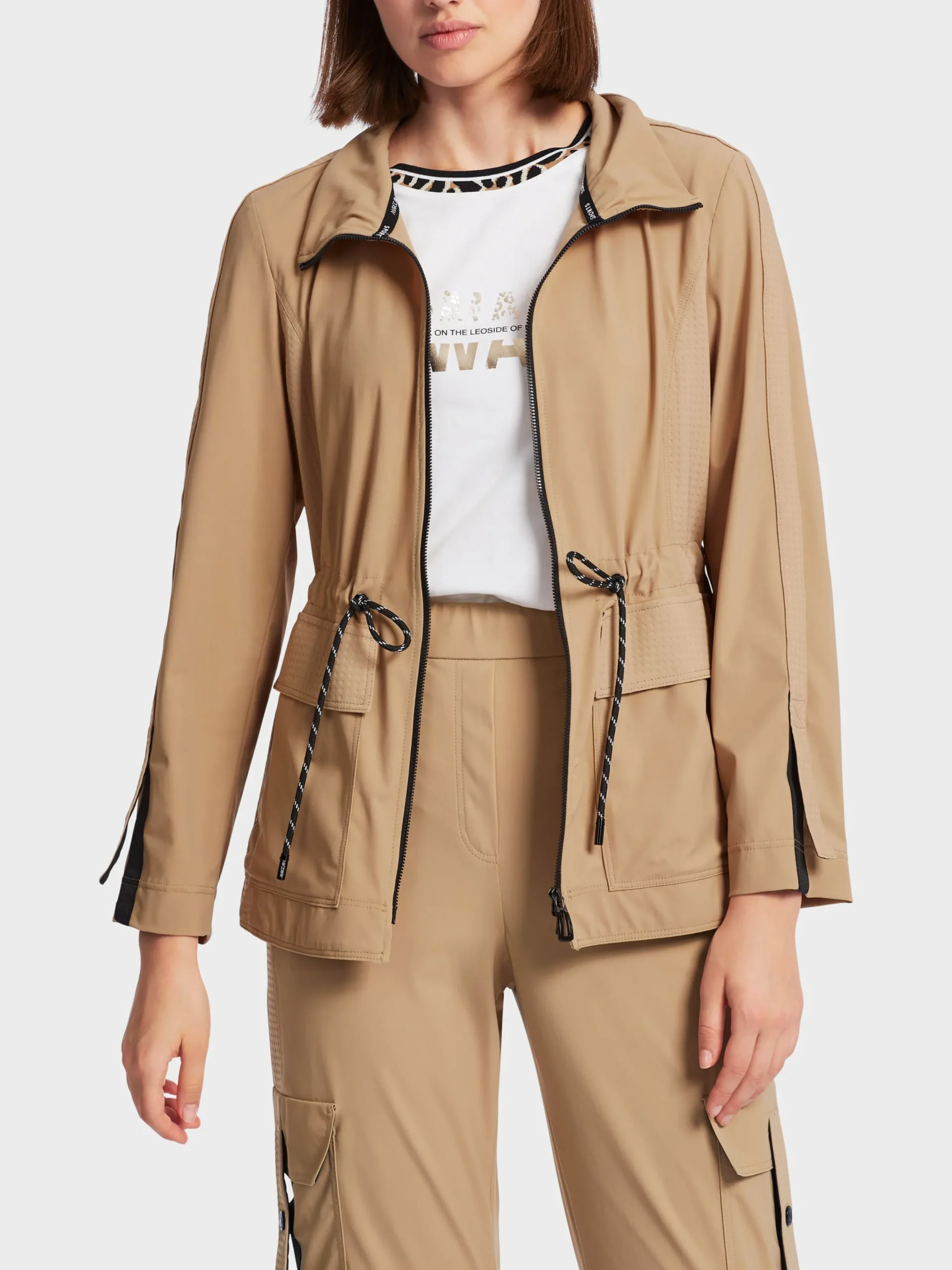 Marc Cain Jacken-JACKE MIT KORDELDURCHZUG bright camel