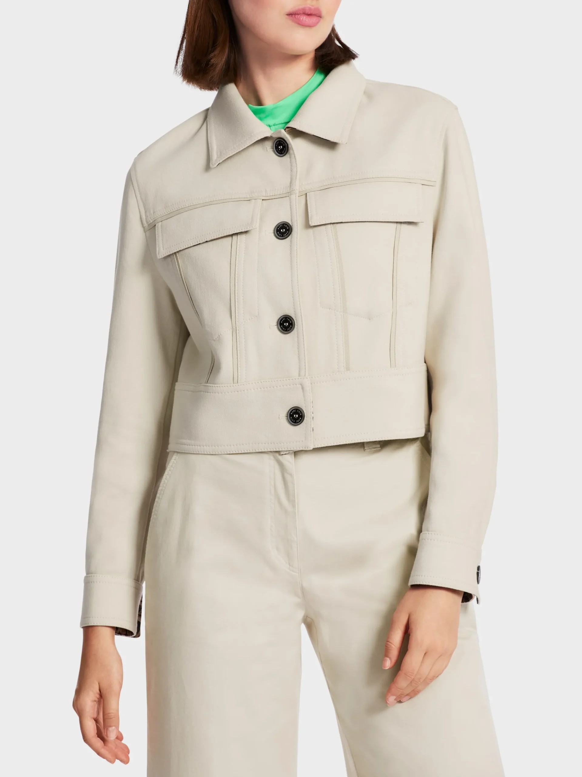 Marc Cain Jacken-JACKE MIT RÜCKENMOTIV soft moon rock
