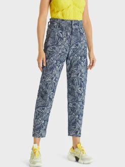 Marc Cain Jeans-JEANS RADOM MIT PAPERBAG-EFFEKT indigo blue