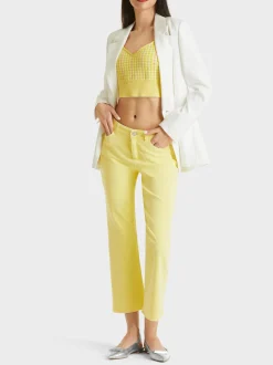 Marc Cain Jeans-JEANS “RETHINK TOGETHER” – MODELL FORLI pale lemon