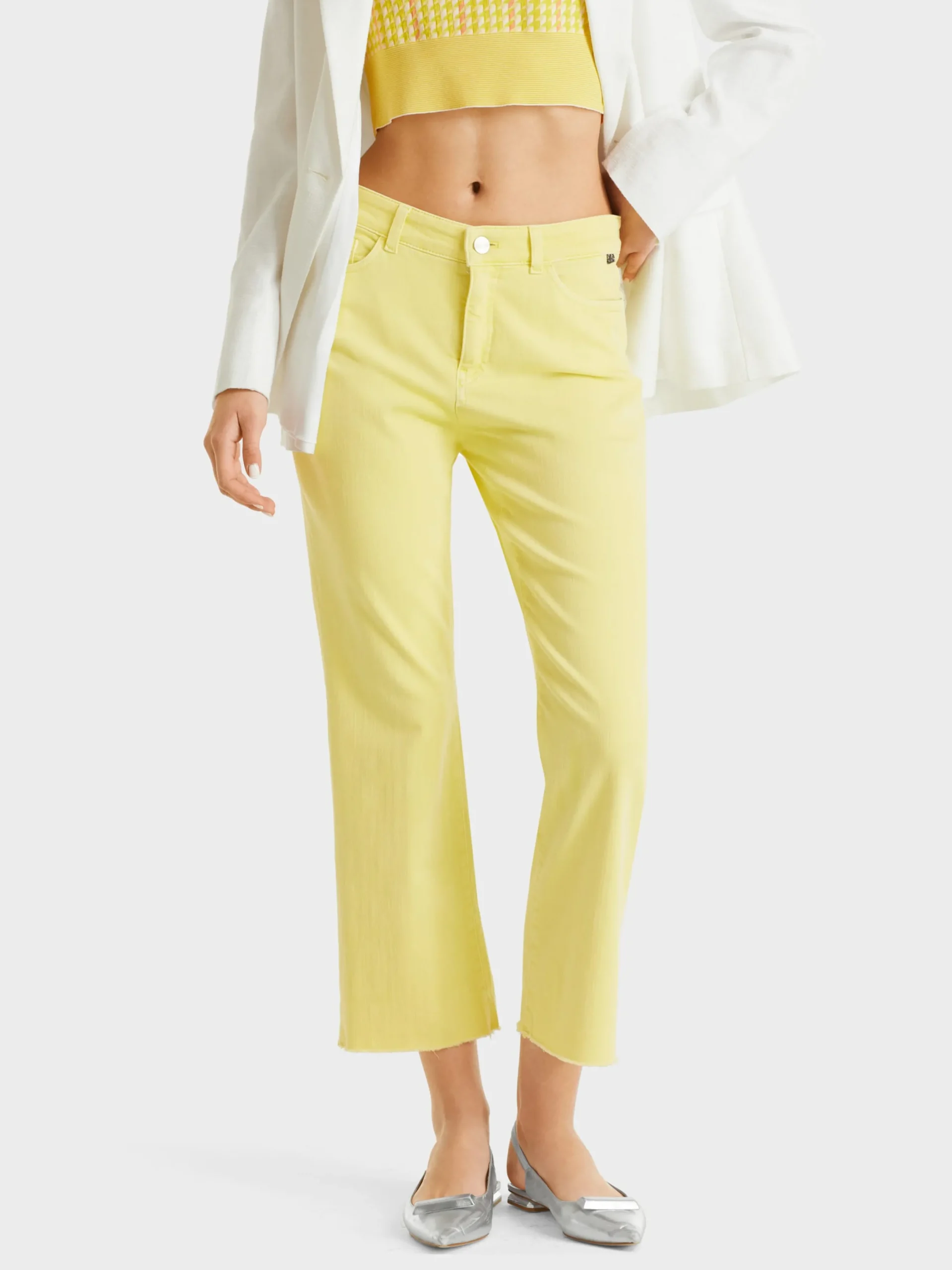Marc Cain Jeans-JEANS “RETHINK TOGETHER” – MODELL FORLI pale lemon