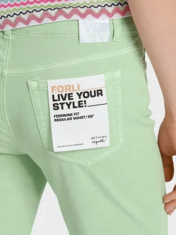 Marc Cain Jeans-JEANS “RETHINK TOGETHER” – MODELL FORLI soft pistachio