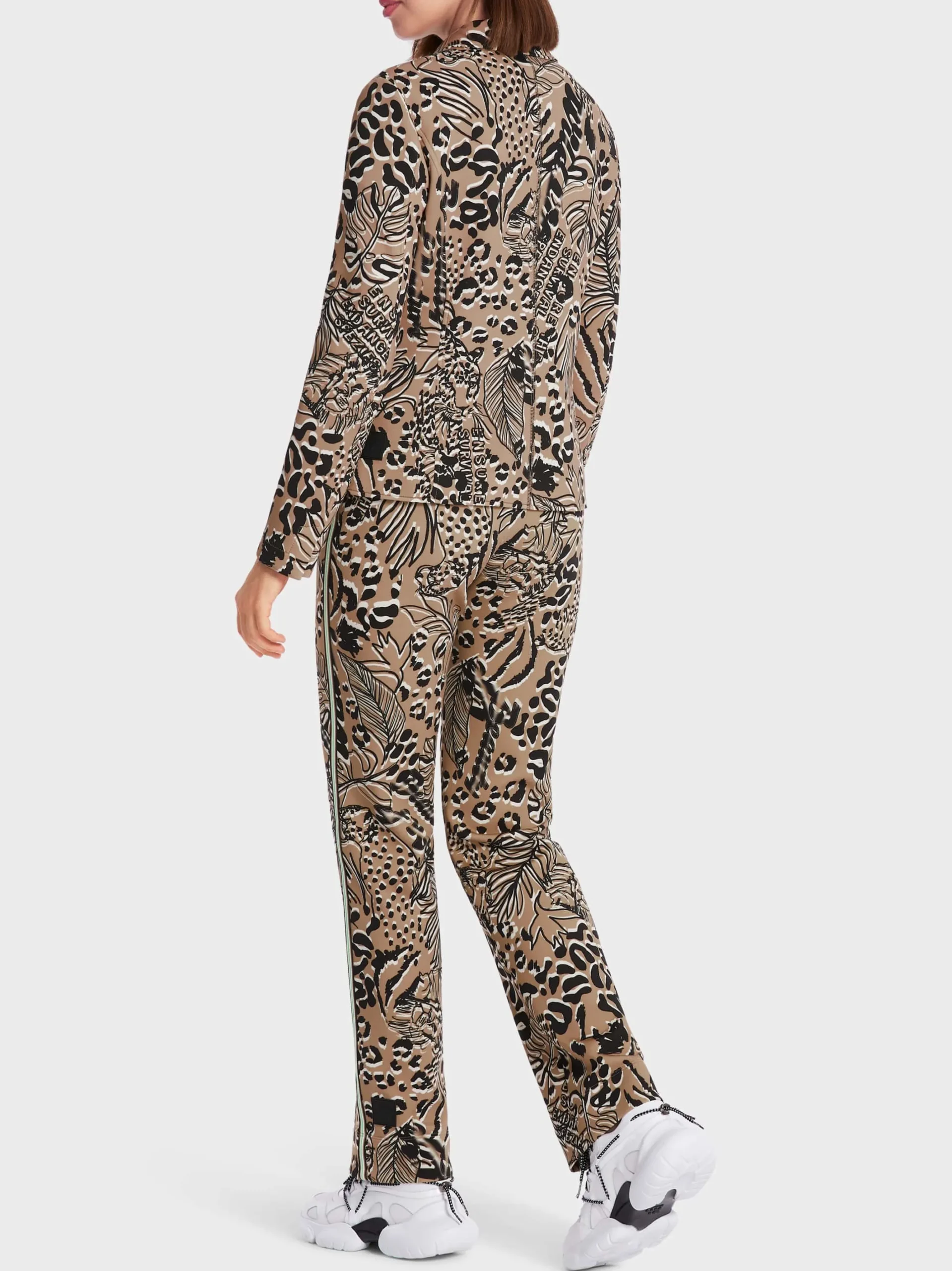 Marc Cain Blazer|Hosenanzüge-JERSEYBLAZER MIT FLORALEM PRINT bright camel