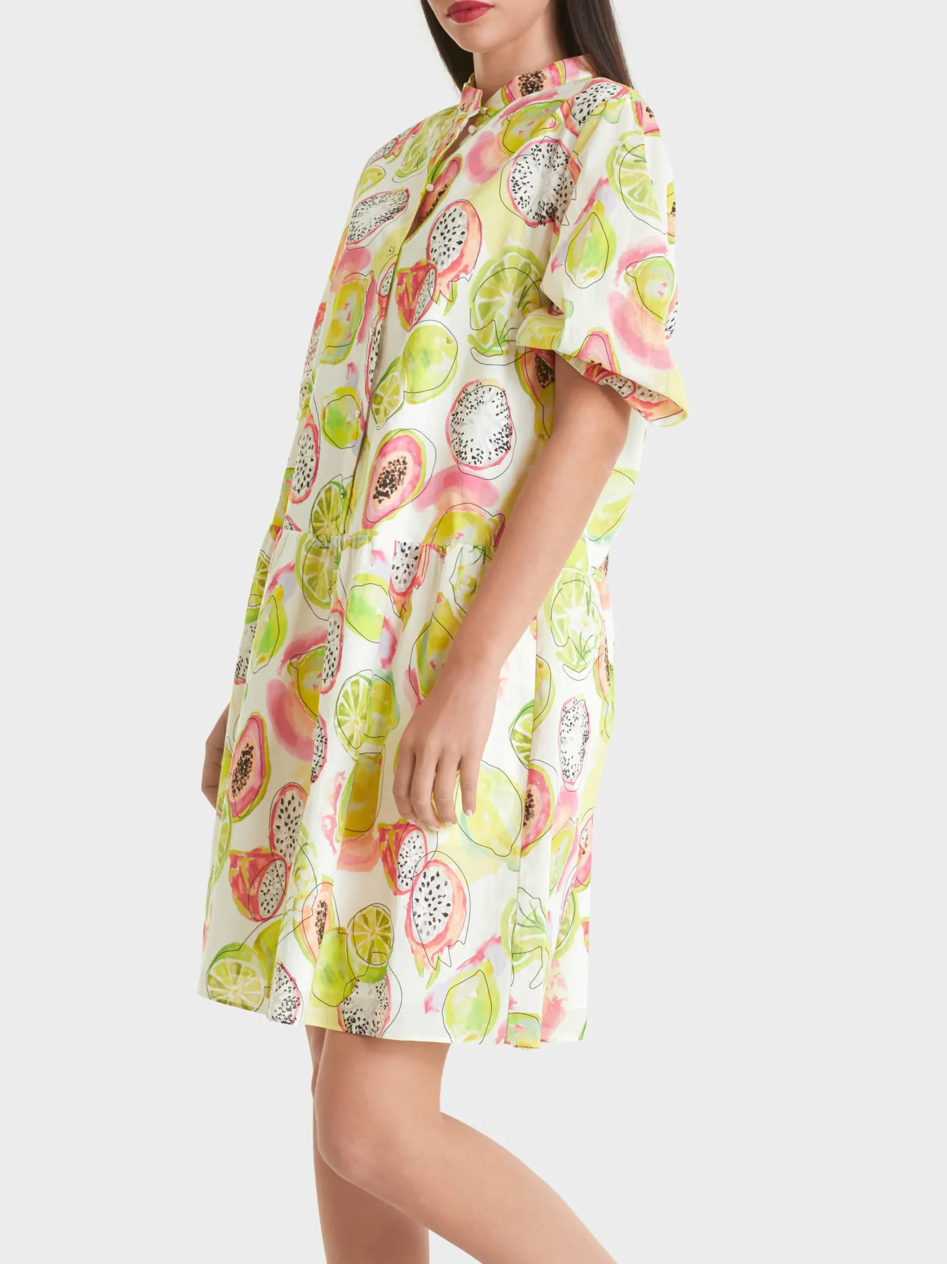 Marc Cain Kleider-KLEID AUS BAUMWOLLE pale lemon
