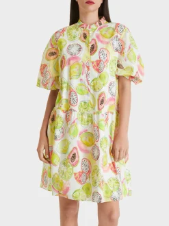 Marc Cain Kleider-KLEID AUS BAUMWOLLE pale lemon